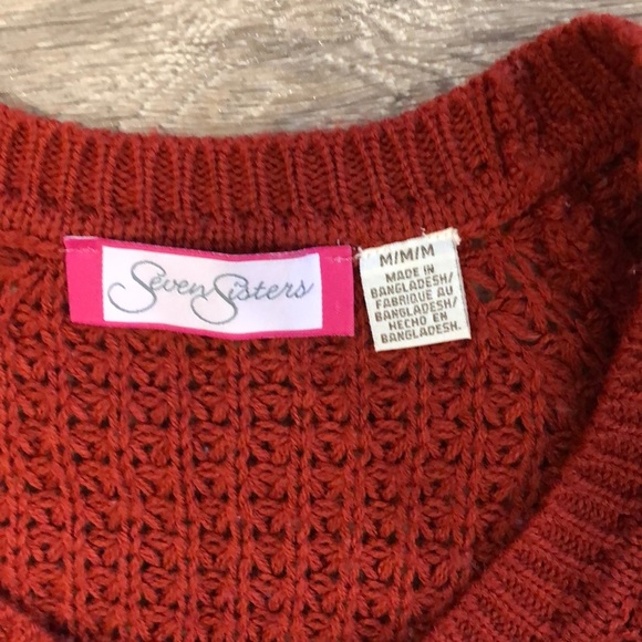 Burnt Orange Sweater - Picture 3 of 3